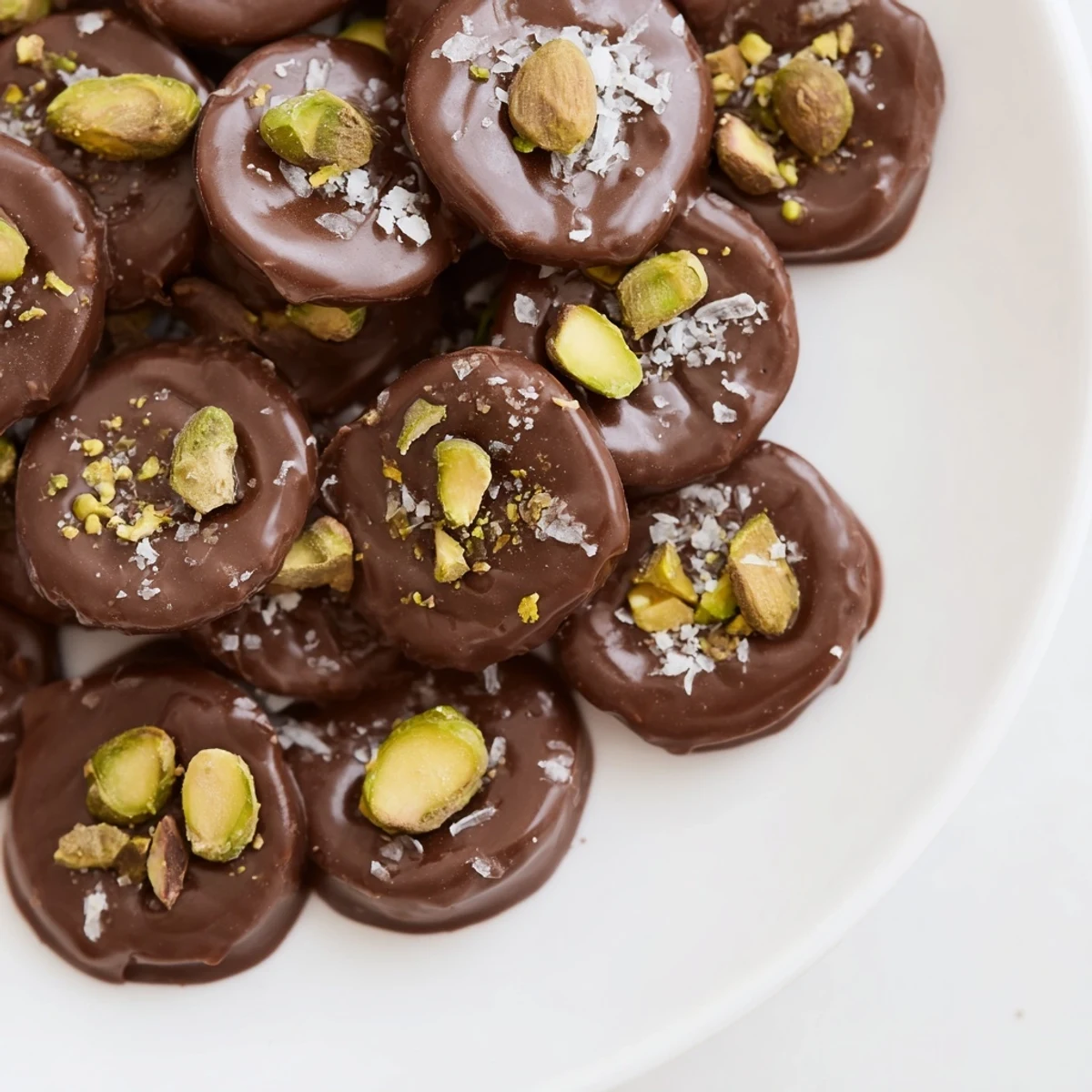 U.S. food blog snippet showcasing easy, bite-sized sweet snacks stored in an airtight container.