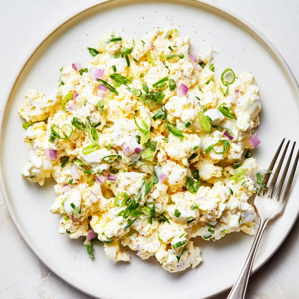 Protein-packed cottage cheese egg salad served on whole-grain toast with crisp celery