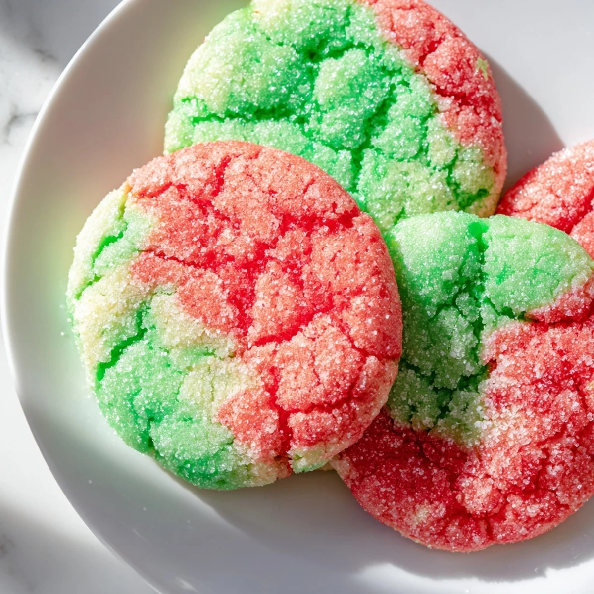 Colorful Jello sugar cookies fresh from the oven with slightly crisp edges