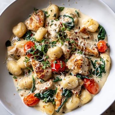 Creamy Herb Chicken Gnocchi